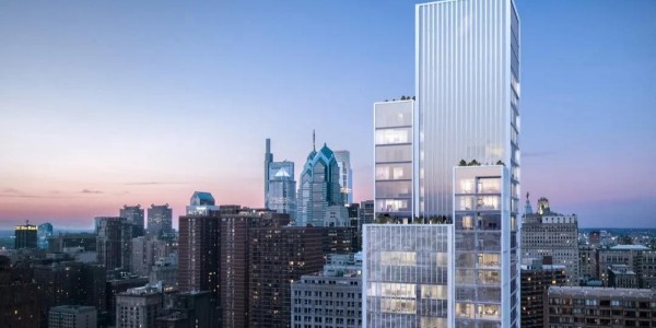 KPF在費城的第一座住宅大樓Arthaus封頂！