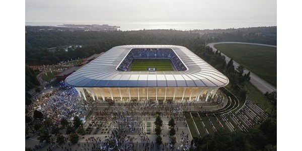 扎哈事務所公布2重量級獲獎方案：“丹麥新奧胡斯體育場”&“大溪地國際會議中心”