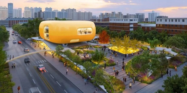 新地標(biāo)！北京“黃氣球”：西城區(qū)城市展覽館