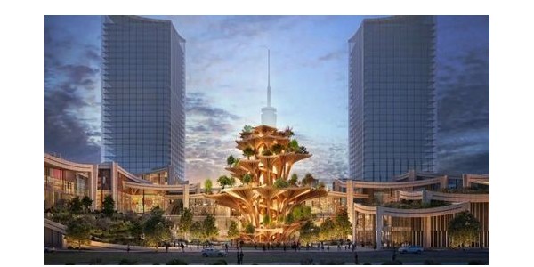 西安再添新地標(biāo)！托馬斯·赫斯維克設(shè)計(jì)“生命之樹”，靈感源自銀杏樹