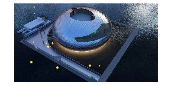 挪威“Salmon Eye”漂浮裝置，形如“魚眼”