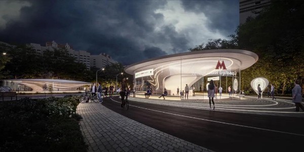 Zaha事務(wù)所新作霸屏:莫斯科核心區(qū)新車站