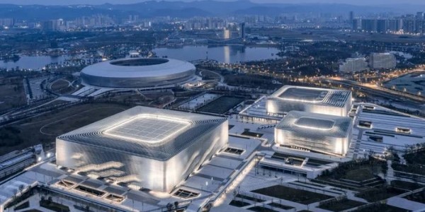 成都東安湖體育公園，形如“CPU”的新地標(biāo)