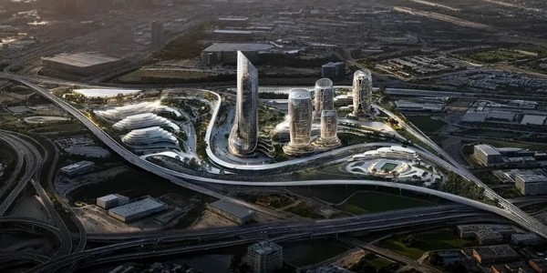 濃濃的扎哈風(fēng)—美國洛杉磯奧運(yùn)村規(guī)劃設(shè)計方案